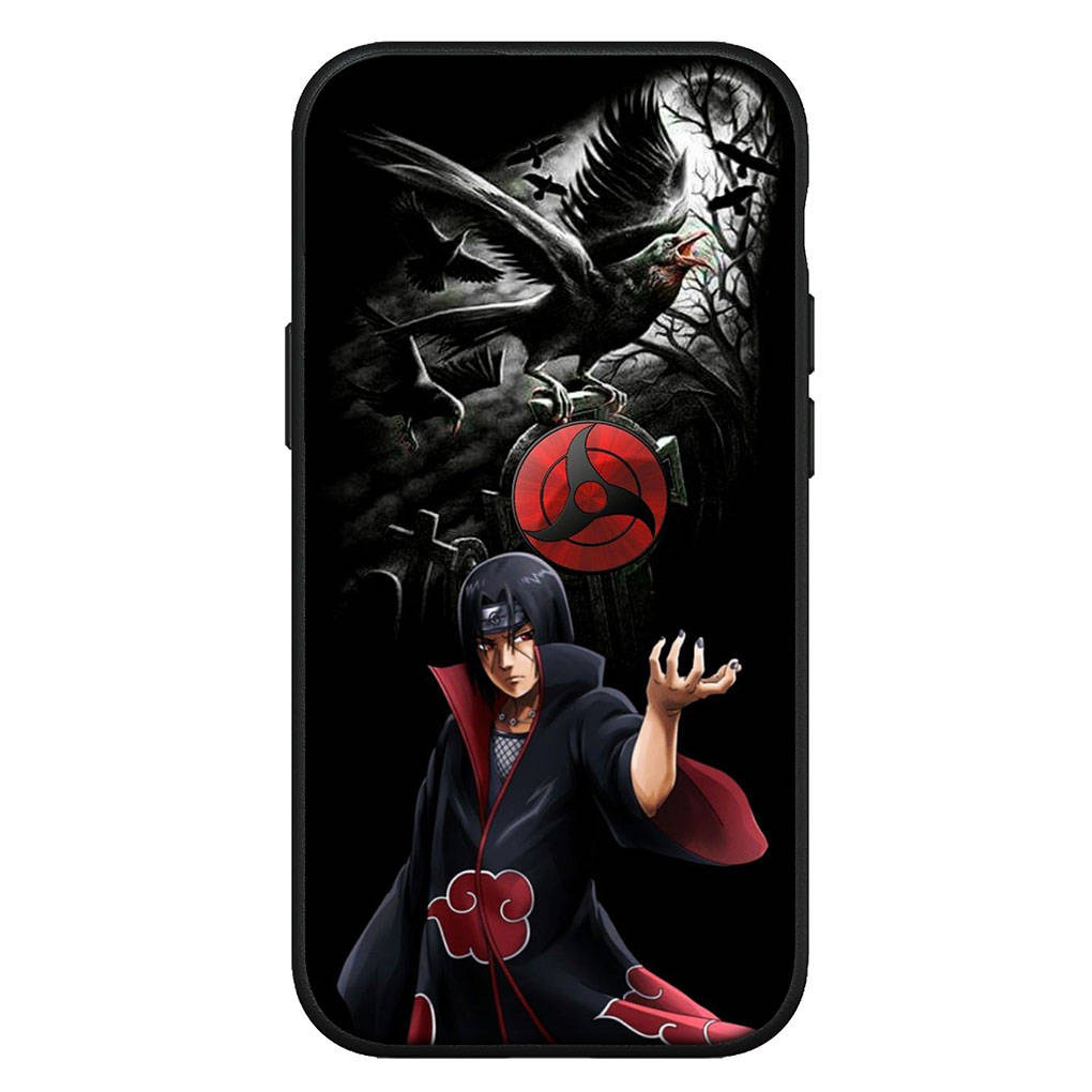 Чехол для iPhone 16 15 Xiaomi Redmi Note 14 13 12 11 Pro Max X 16e Samsung Galaxy S25 S24 S23 Moto OPPO Huawei Мультяшный Наруто Итачи Саске Чехол для телефона