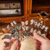 100 шт. Большая коробка наклеек Винтажные бабочки Цветы Растения Декоративный клей DIY Скрапбукинг Материалы для журналов Ненужные принадлежности