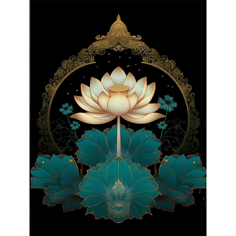 5D DIY Алмазная картина Цветочный пейзаж Алмазная вышивка Картина Полная круглая Алмазная мозаика DIY Стразы Домашний декор Подарки