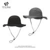 Quick Drying Big Eaves Bucket Hat Women's Summer Simple Outdoor Waterproof Sunscreen Hat Mountain UV Protection Sun Hat