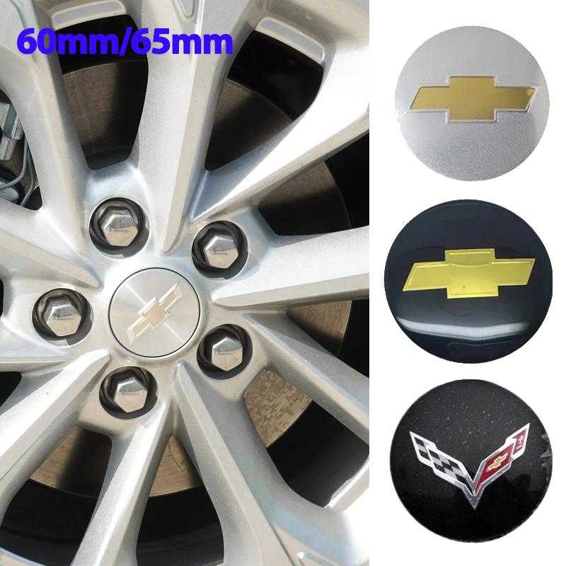 60/65 мм для Chevrolet AVEO Cavalier MALIBU COLORADO CRUZE CAPTIVA LACETTI ORLANDO Наклейка на центральную часть колеса автомобиля Эмблема диска Наклейка