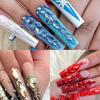 12Grids Crystal Nail Art Стразы Стеклянные Микс Формы AB Зеленый Синий Розовый Блестящие Камни для Ногтей Алмазные Плоские Камни Для Ногтей Подвески