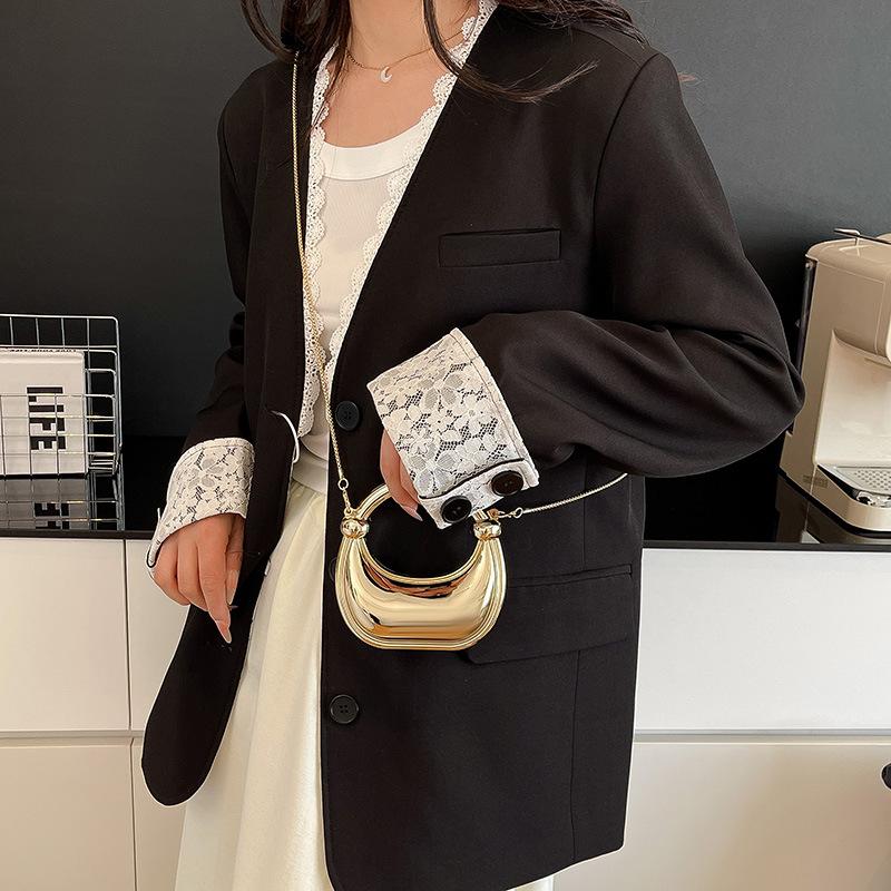 European and American plaid box bag, gold and silver bead bag, home decoration handbag, makeup acrylic bag