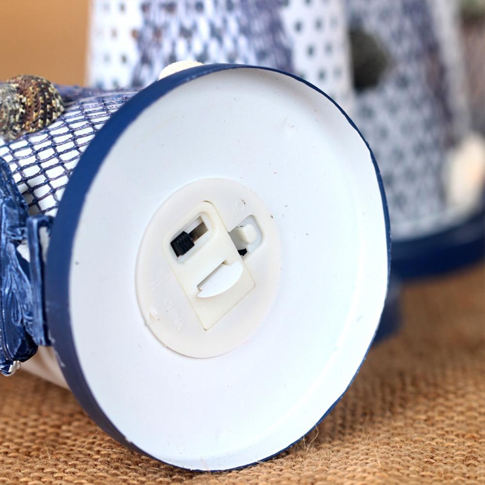 Mediterranean Style Small Lighthouse Sea Decoration Crafted Light Tower Home DecorationCreative Gifts Nautical Themed Adorn