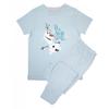 Girls Olaf Snow Short-Sleeved Long Pyjama Set