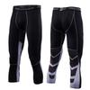 Men's Ice Silk Quick-Dry Compression Running Capri Tights – Breathable & Elastic Fitness Wear