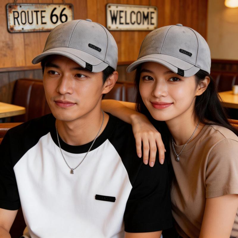 Hat Women'S Summer Fashion Simple Baseball Cap Cotton Polyester Cap Men'S Outdoor Sunscreen Hardtop Sun Hat