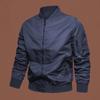 Autumn Versatile Baseball Uniform Men's Jacket Casual Sports Stand Collar Short Top Work Jacket Thin