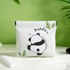 Leaf Spring Bag Lipstick Storage Bag Panda Glasses Bag Simple Makeup Bag  Travel