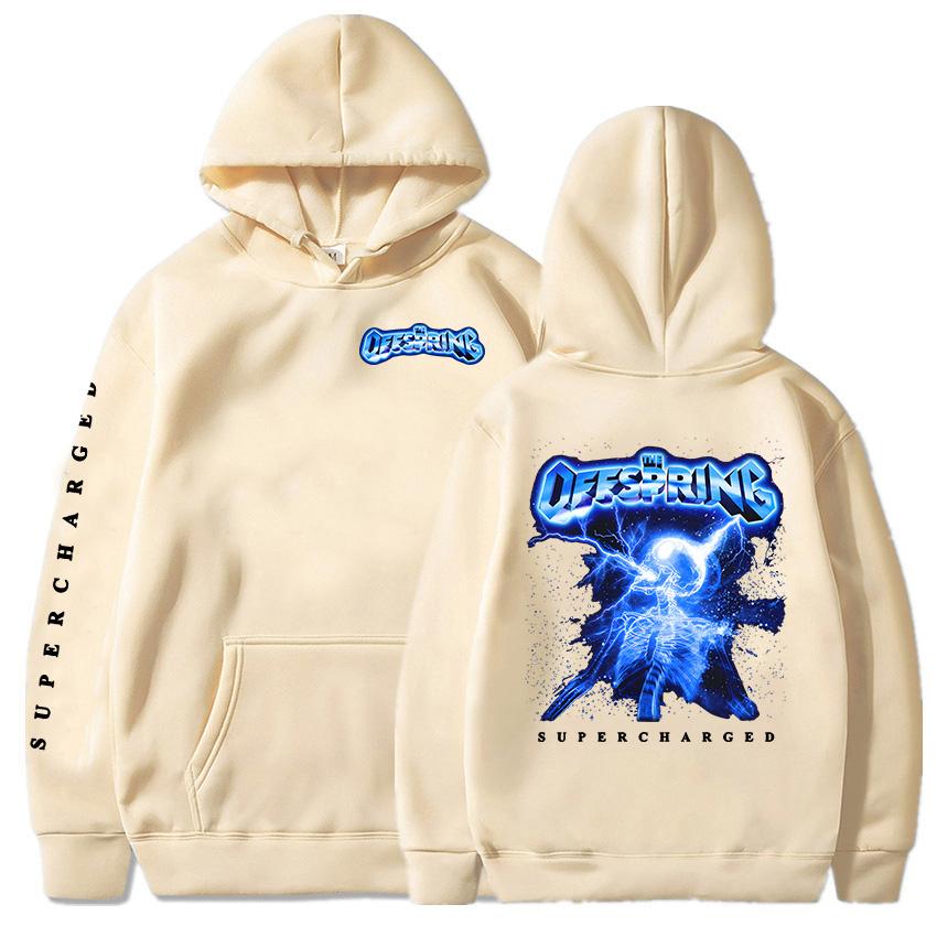 Худи с наддувом The Offspring Рок-группа Принт Толстовки Длинный рукав Графика нового альбома Пуловеры Мужская Женская Одежда Топ