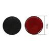 2pcs High Quality Red Carbon Fiber Car Cup Holder Pad Water Cup Slot Non-Slip Mat Universal Interior Parts Car Accessories