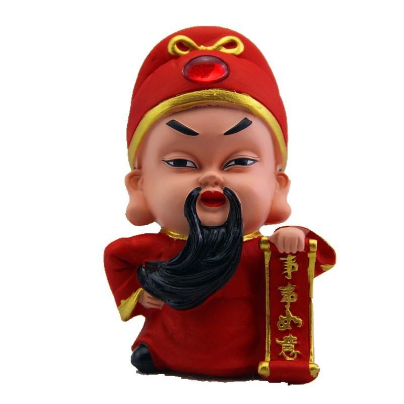 Wu Caishen Guan Gong Creative Highend Car Accessories QEdition Car Supplies Lucky Safe Car Ornaments