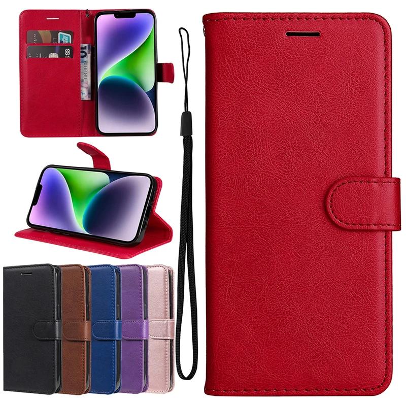 Кожаный чехол-книжка с подставкой для Realme 13 Pro Plus C67 C65 C63 C61 C55 C53 Note 50 OPPO A3 A40 A60 Reno 12 11 12F 11F Кошелек-раскладушка