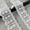 White Lace Handmade Bead Embroidery Barcode Versatile Lolita Skirt Hair Accessories Belt Decorative Webbing