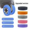 Universal Rubber Protective Cover for Luggage Wheels - Suitable for Suitcase Caster Modification and Replacement