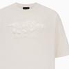 Emporio Armani Мужская футболка свободного кроя с круглым вырезом и короткими рукавами, вышитый логотип-буква Ginkgo, мужские топы, цвет вне белого, 3D1T9S-1J7FZ-0103
