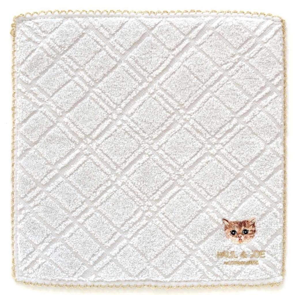 Пол Джо Полотенце Носовой платок Nunet Полотенце с вышивкой Полотенце для рук 25 см [PAUL&JOE ACCESSOIRES] & (Серый) Женщины Приблизительно. 000287-0007-03