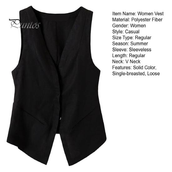 Женский жилет без рукавов, однобортный, короткий, в западном стиле, винтажный кардиган, чистый цвет, глубокий V-образный вырез, повседневная повседневная одежда, женский жилет