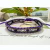 Европейский и американский плетеный вручную кристальный ретро этнический браслет дружбы для женщин