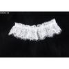 Wedding Garter Lace Floral Sexy Leg Garter Belt White Bowknot Bridal Lingerie Lace Leg Ring Loop Party Cosplay Suspender