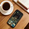 Ретро-чехол для телефона на тему космонавта для Samsung Galaxy A73, A72, A71, A70, A53, A52, A51, Мягкий силиконовый черный чехол