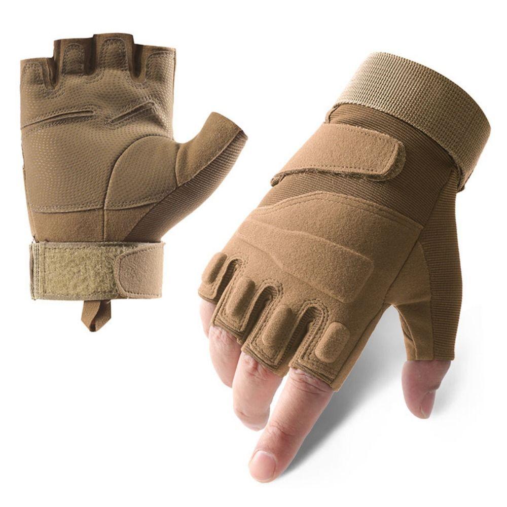 Vintage Racing Gloves Wear-Resistant Half Finger Gloves Retro Motorcycle Gloves Women Men