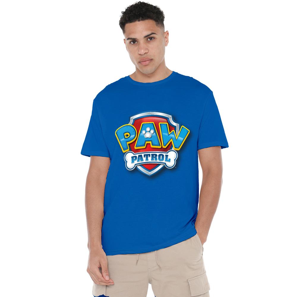 Paw Patrol Mens 3D Logo T-Shirt