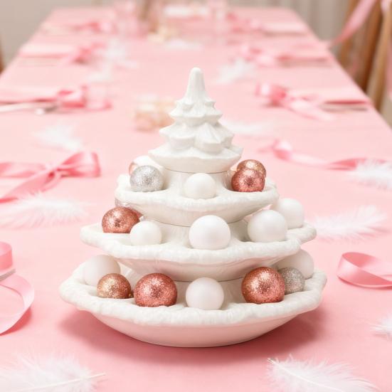 Дерево из фаршированных яиц, декоративное блюдо для фаршированных яиц, зеленая смола, форма рождественской елки, многоразовый праздничный держатель для яиц для фаршированных яиц, праздничное украшение стола