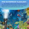 Wurkkos Diving Light DL70 LED Flashlight Waterproof 13000LM Diving Flashlight XHP50.2 Adopts 4 LEDs Underwater Light Usable Up To 100M Underwater