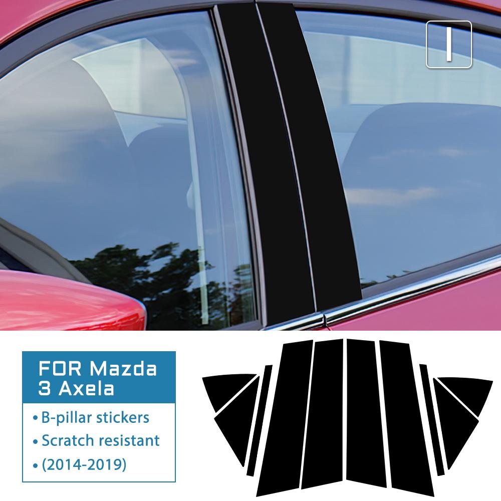 Наклейка на стойки B и C дверей для MAZDA 3 AXELA Mazda 6 ATENZA 2014-2025 CX-5 CX-30 2017-2025 Аксессуары