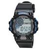 Digital Sports Watch Waterproof Multifunctional Urethane Strap Black [Clefa] TE-D280-BKB Men's