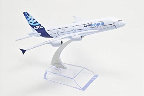 Династия Тан 1/400 16см Airbus A380 Металлическая модель самолета Игрушка