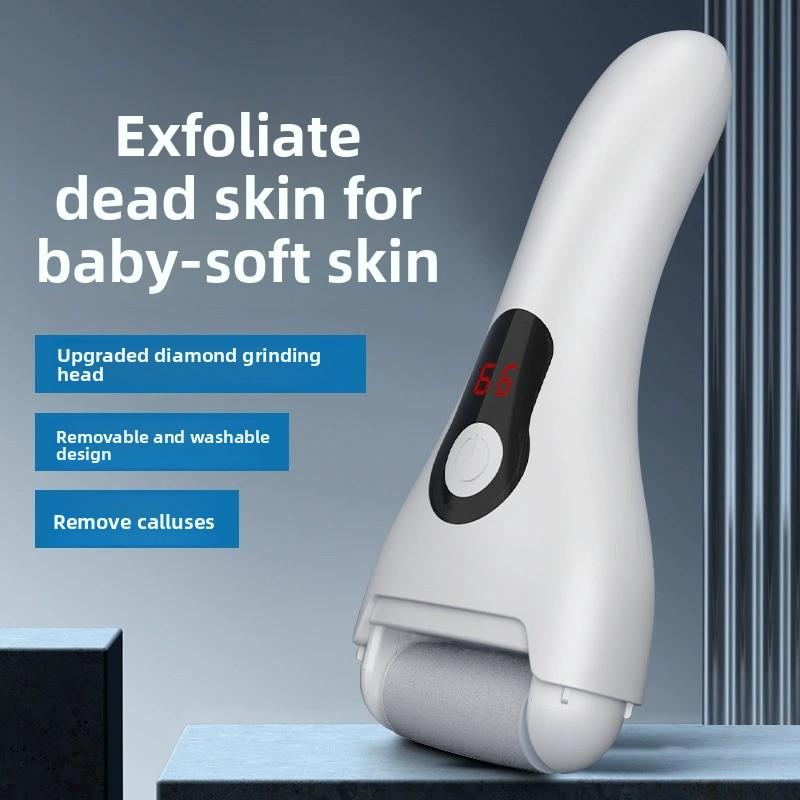 Eliminador de callos eléctrico recargable, lima de pies portátil para piel muerta, herramienta de pedicura