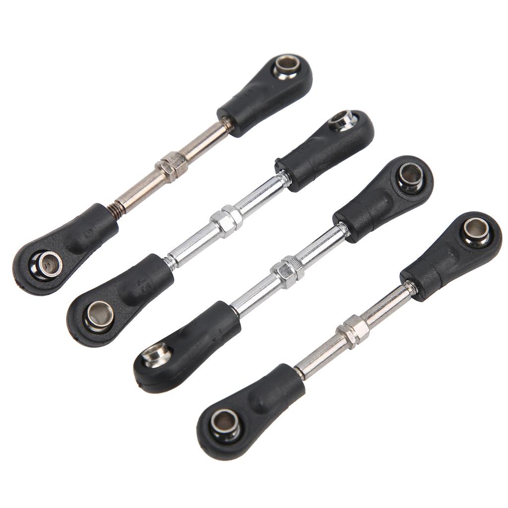4Pcs Adjustable Steering Tie Rod Linkage Replacement accessory for 1/10 RC Off Road Vehicle