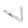 4-12pcs Stainless Steel Tablecloth Clamps Table Cloth Clips Holder for Party Wedding Promenade Picnic Table Cover Clamps Decor
