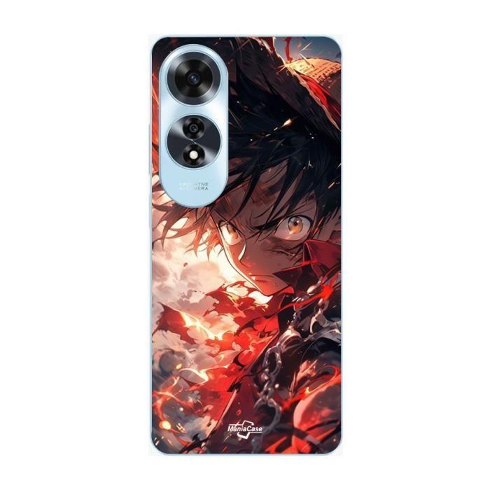 Coque pour Oppo A60 One piece Luffy énervé art manga anime copie Maniacase