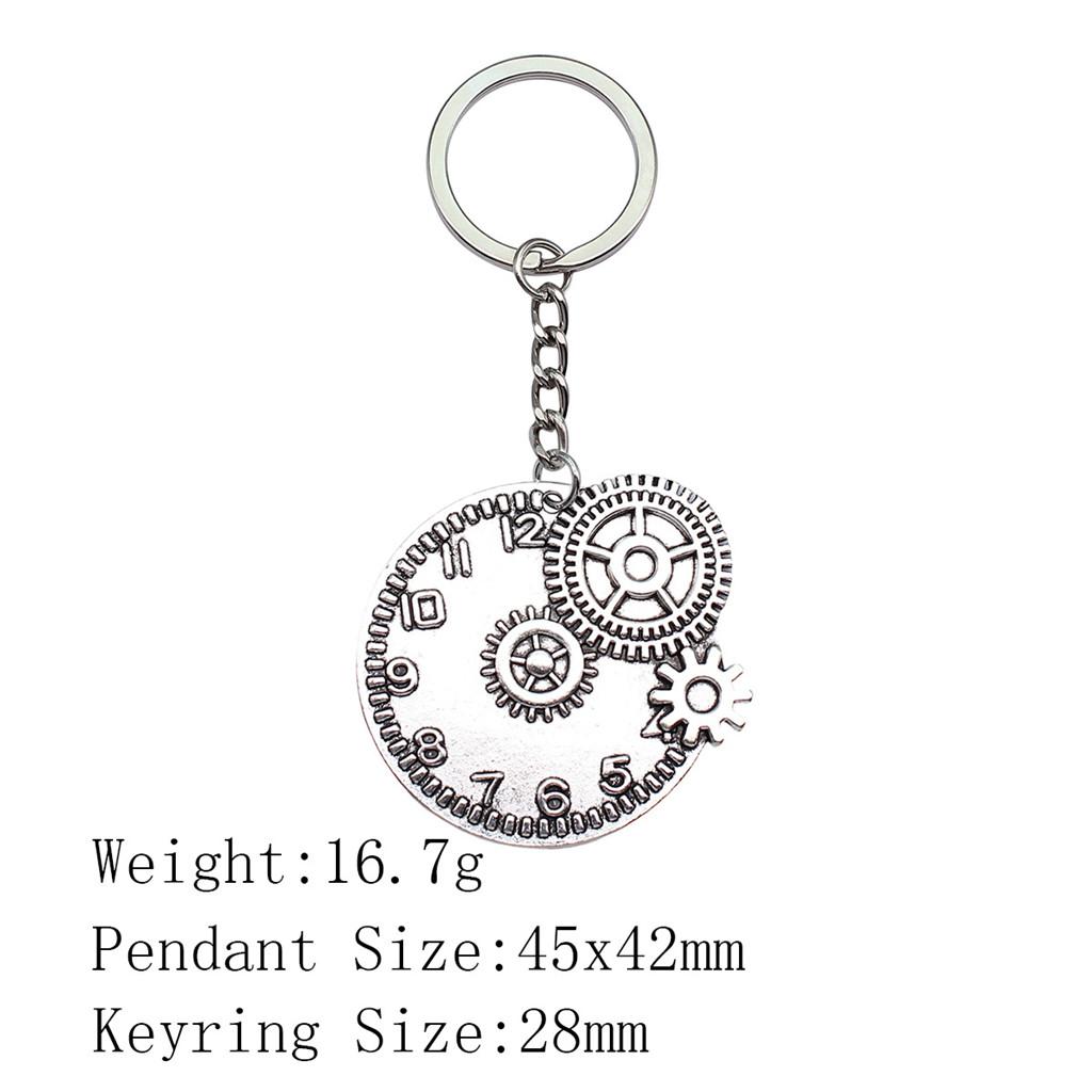 Выпускной Пара Брелки Инструменты Gear Киберпанк Брелок Предметы Брелок Материал