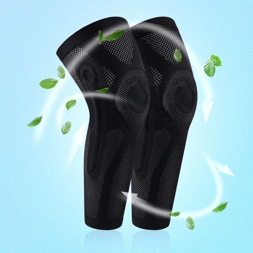 Patella Gel Pads Knee Brace Support Long Kneepad Knee Protector Volleyball Running