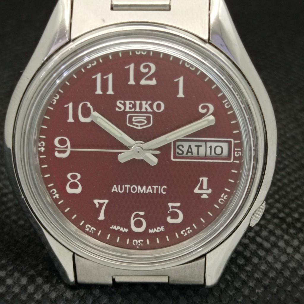 Б/У винтажные часы SEIKO 5 AUTOMATIC 6309A JAPAN MENS D/D BROWN 595a-a312362-9