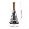 Cone Grater for Kitchen Use, Stainless Steel Tool Shredding Fruits and Vegetables