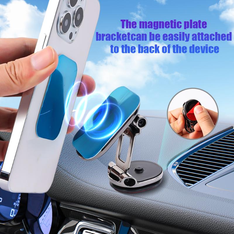 1080° Rotation Magnetic Mobile Phone Holder Upgrade Car Dashboard Mount Universal GPS Navigation Bracket Stand for Iphone 14