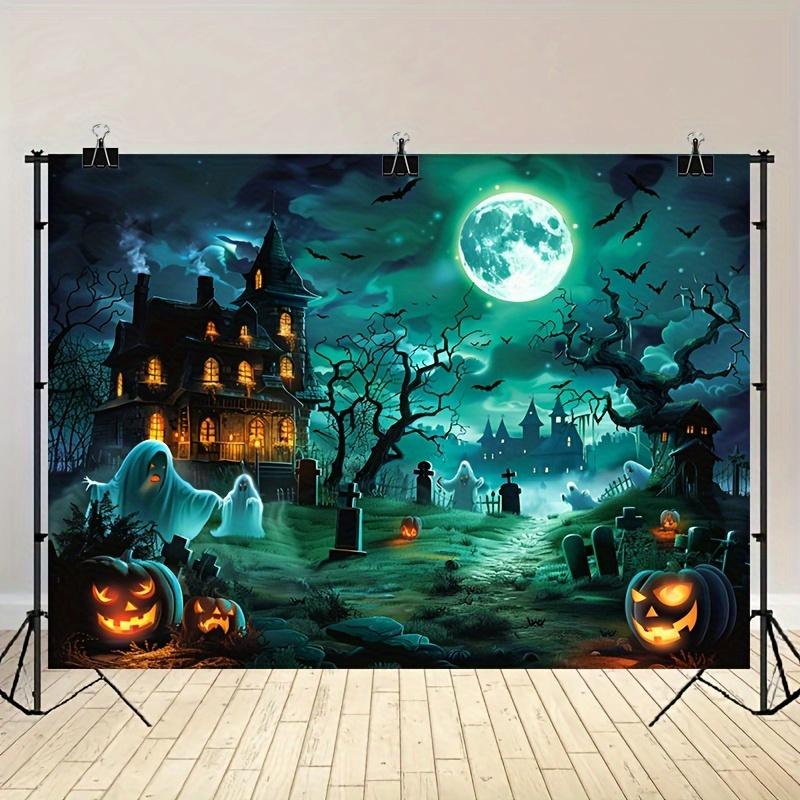 Halloween polyester background - ideal for parties, bedrooms, living rooms, outdoor banners, and photo studio backgrounds