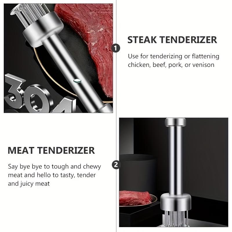 1pc, Stainless Steel 304 Meat Tenderizer Needle, Steak Needle Tool, Professional Meat Punch Tenderizing Device,