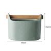 Oblique Mouth Design Coffee Grounds Container Large Capacity Espresso Dump Bin  Barista