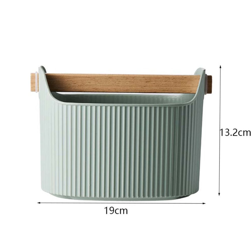 Wood Handle Coffee Grounds Container Large Capacity Espresso Dump Bin Coffee Grind Knock Box Cafe