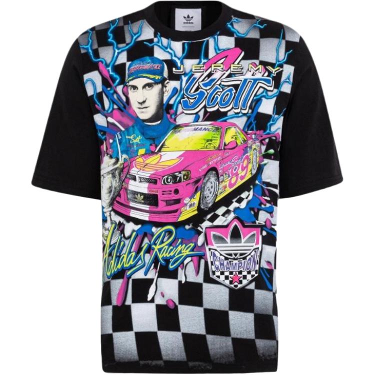 Adidas Originals x JEREMY SCOTT T Shirt Unisex Black HG6512