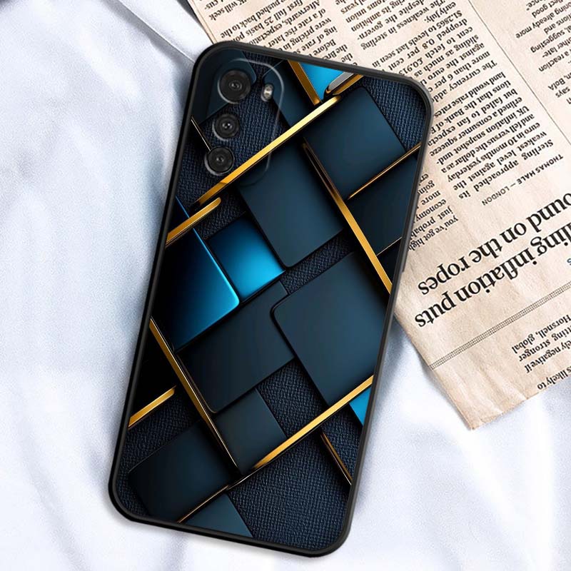 Механический стиль Чехол для телефона Для Motorola G85 Edge 50 G24 G35 G14 G04 40 G72 G34 G G54 G13 G32 5G Черный