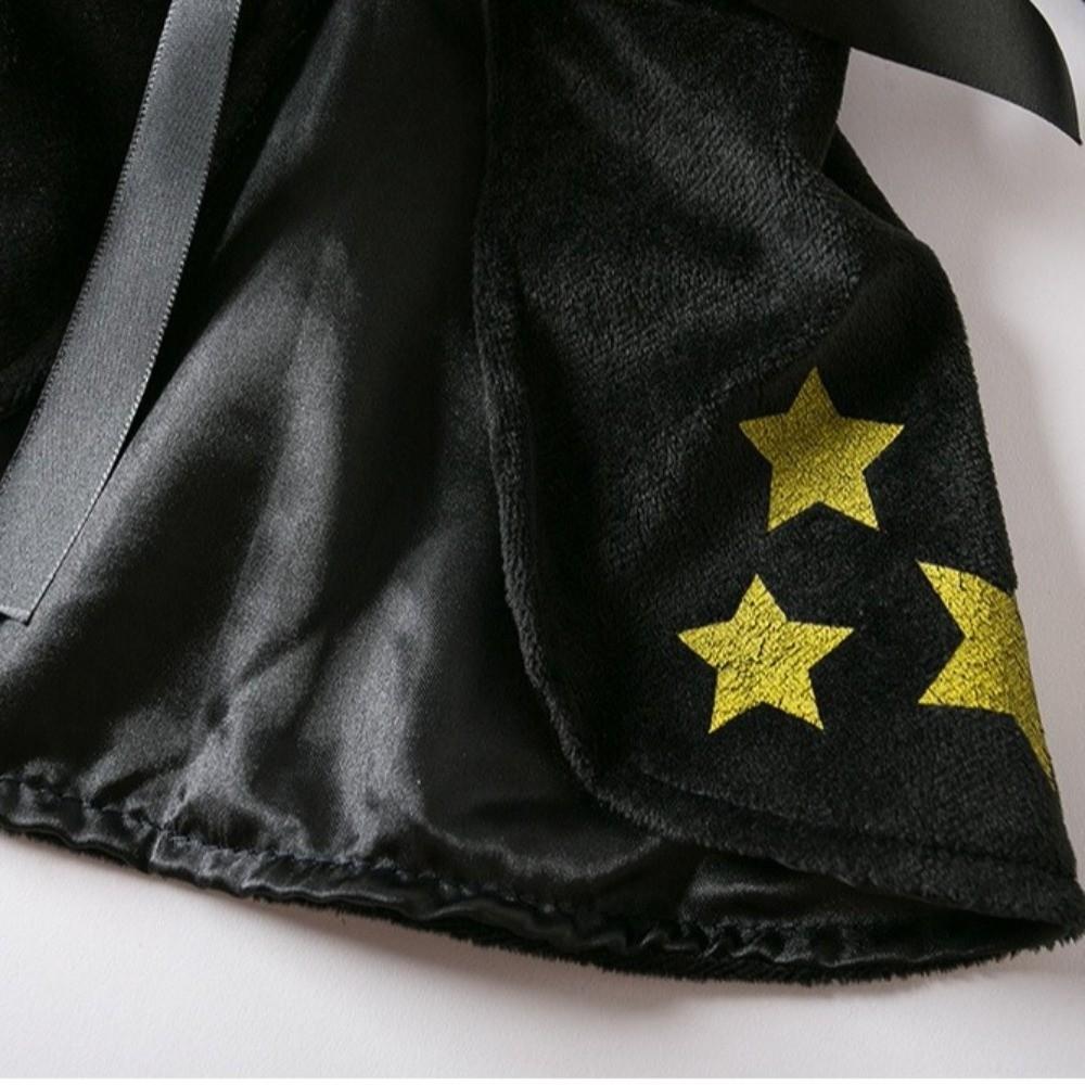 Stand-collar Halloween Pet Costume Star Small Dog Knight Cape Funny Cat Cosplay Cloak  Party