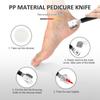 10 шт., профессиональный набор инструментов для педикюра, набор для ухода за ногами, рашпиль для ног из нержавеющей стали, средство для удаления омертвевшей кожи, мозолей, чистый уход за ногами