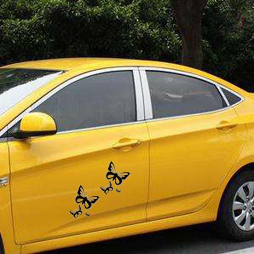 Аксессуары Стайлинг окон Виниловые наклейки на автомобиль Декаль Красивые бабочки
